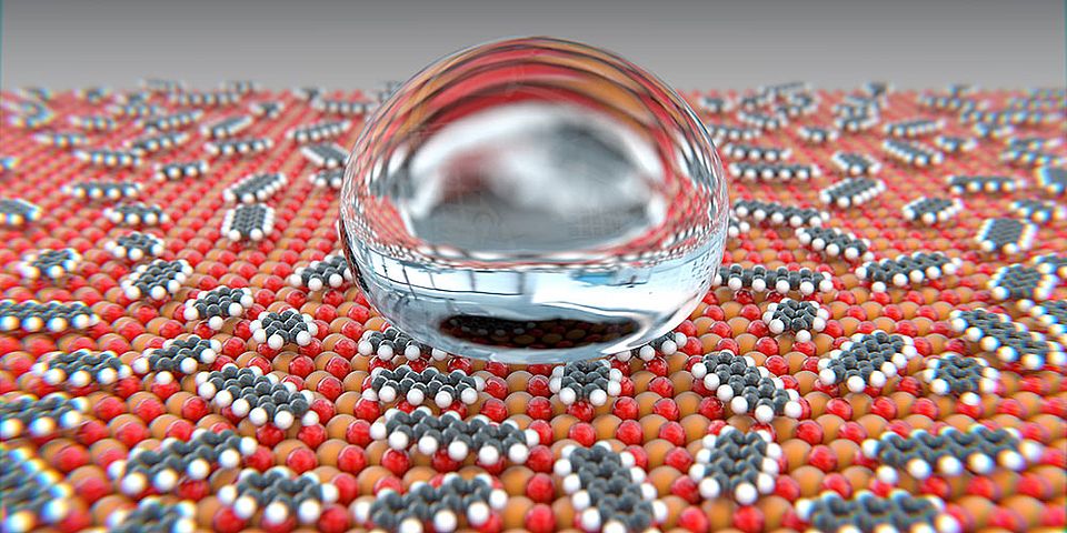 Rare Earths become water-repellent only as they age 