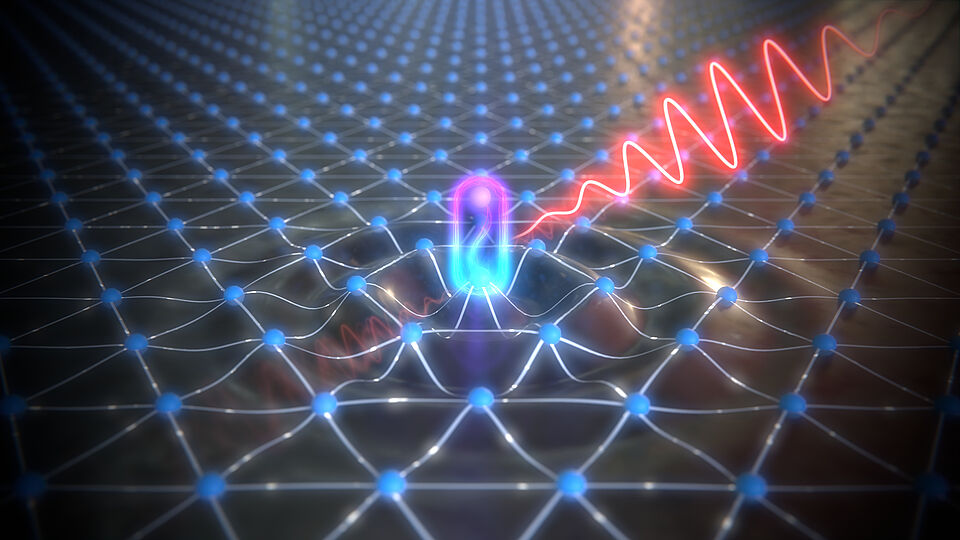 optical glow of quantum crystals