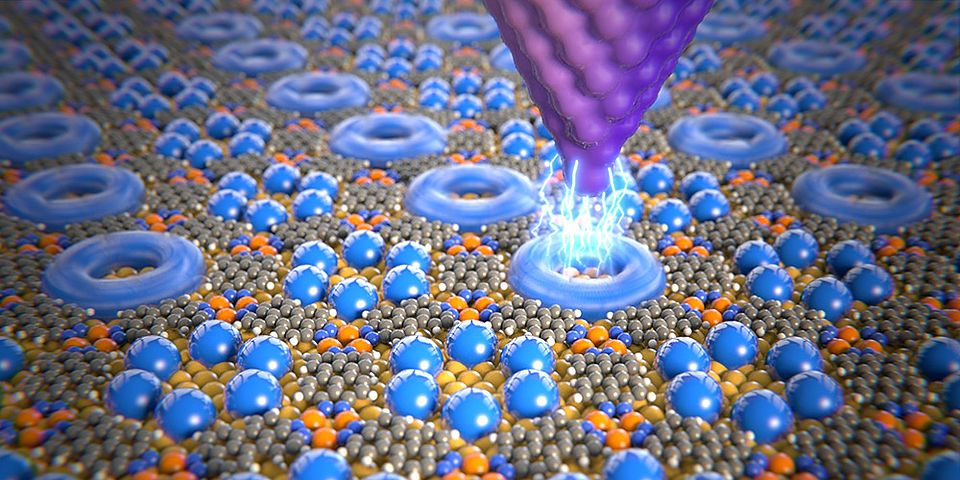 Data storage using individual molecules 